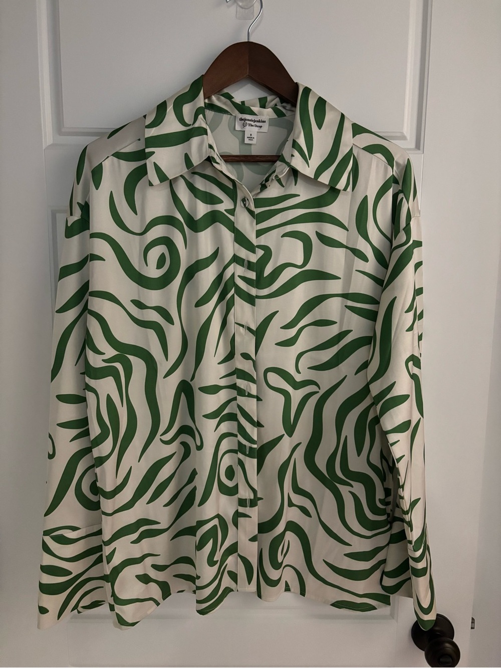 Amazon The Drop Jennie Jenkins Green Wave-Print Set